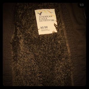 American Eagle Furry Jacket!